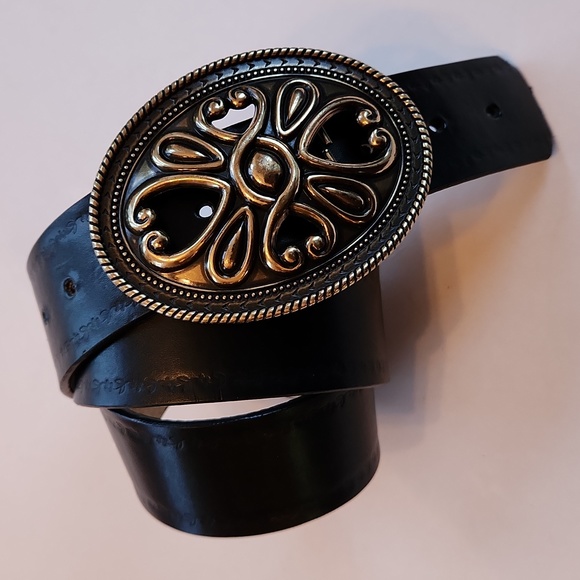 Levi's Strauss Signature Black Leather Belt - Picture 3 of 12